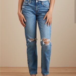 American eagle curvy straight jeans